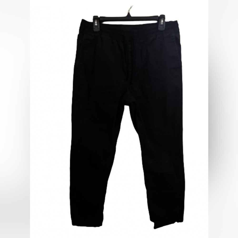 Vans Size L Elasticized Waist Relaxed Fit Jogger Style Pants Streetwear Flawed